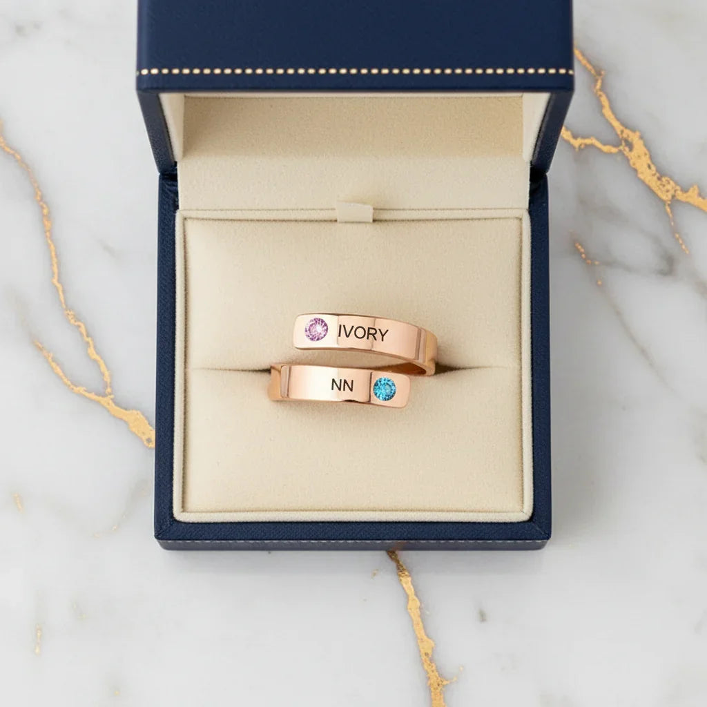 Ring in luxury gift box 2