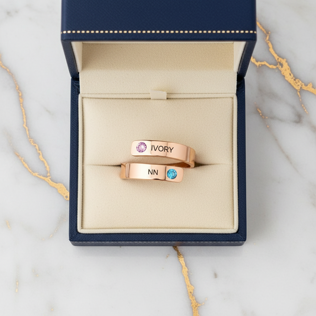 Ring in luxury gift box 2