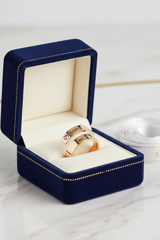 Ring in luxury gift box 5