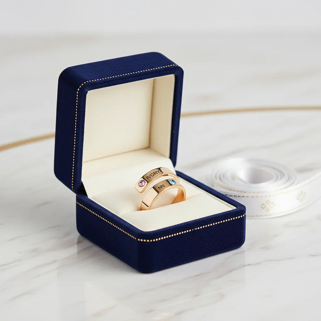 Ring in luxury gift box 5