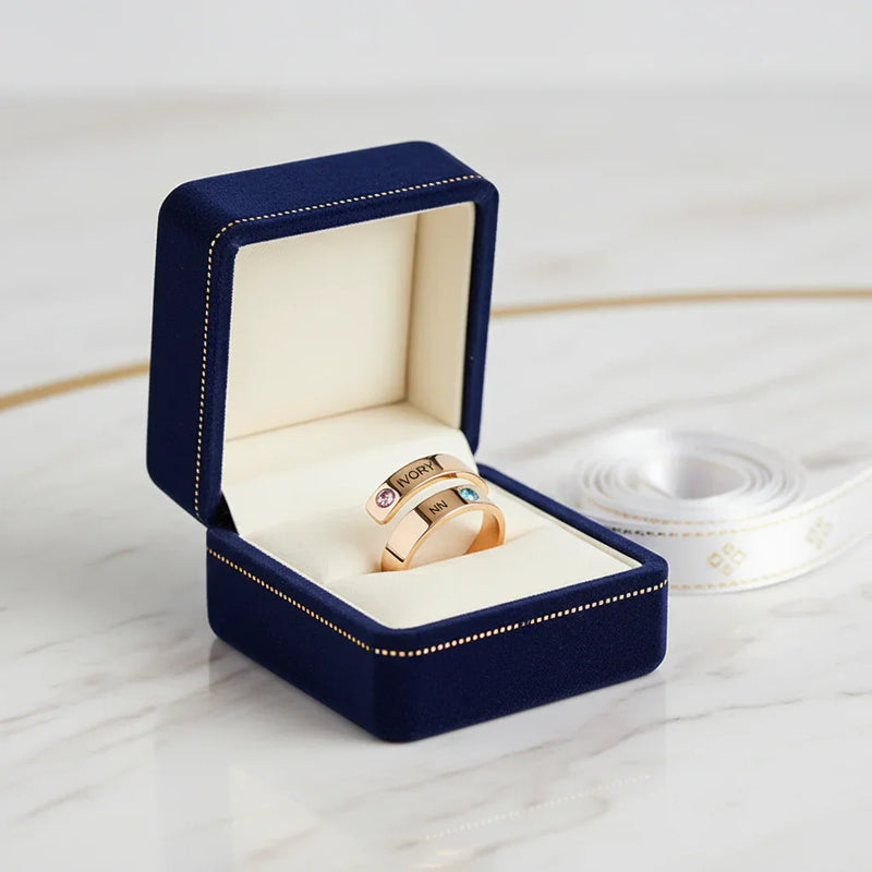 Ring in luxury gift box 5