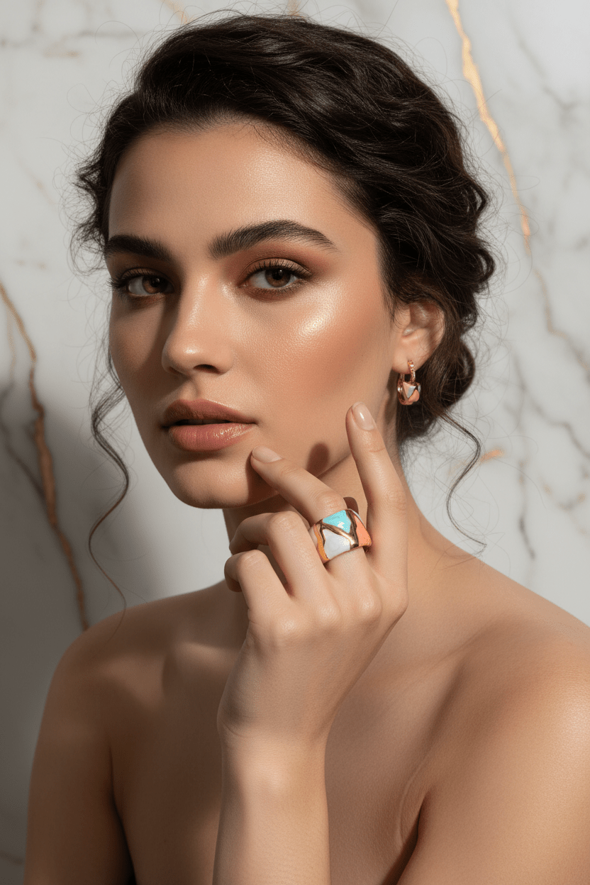 Ring with Face Full