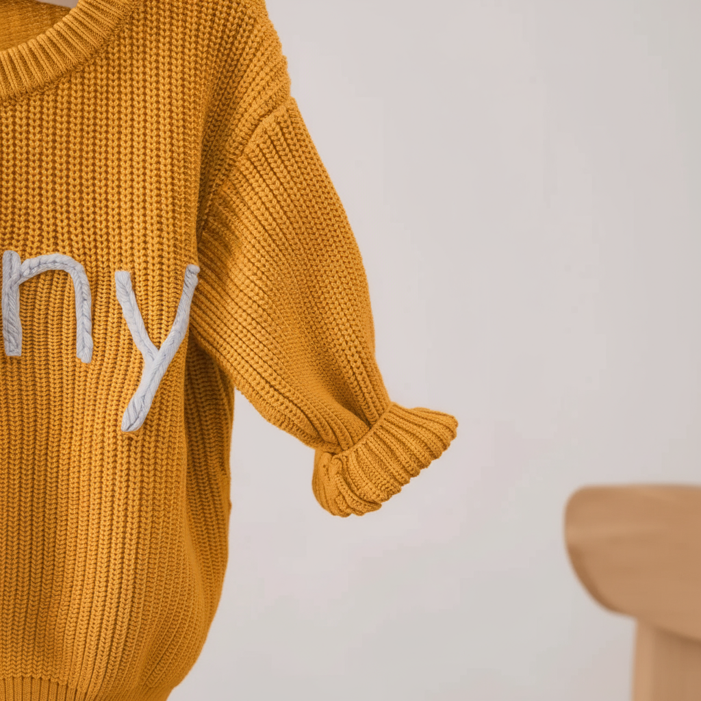 Ruffled sleeve cuff detail