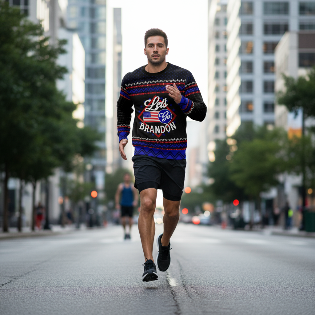 Running on urban street