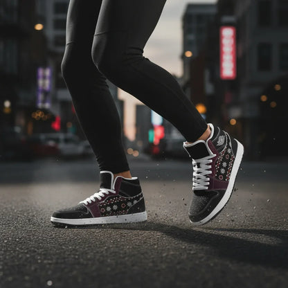 Running stance close-up