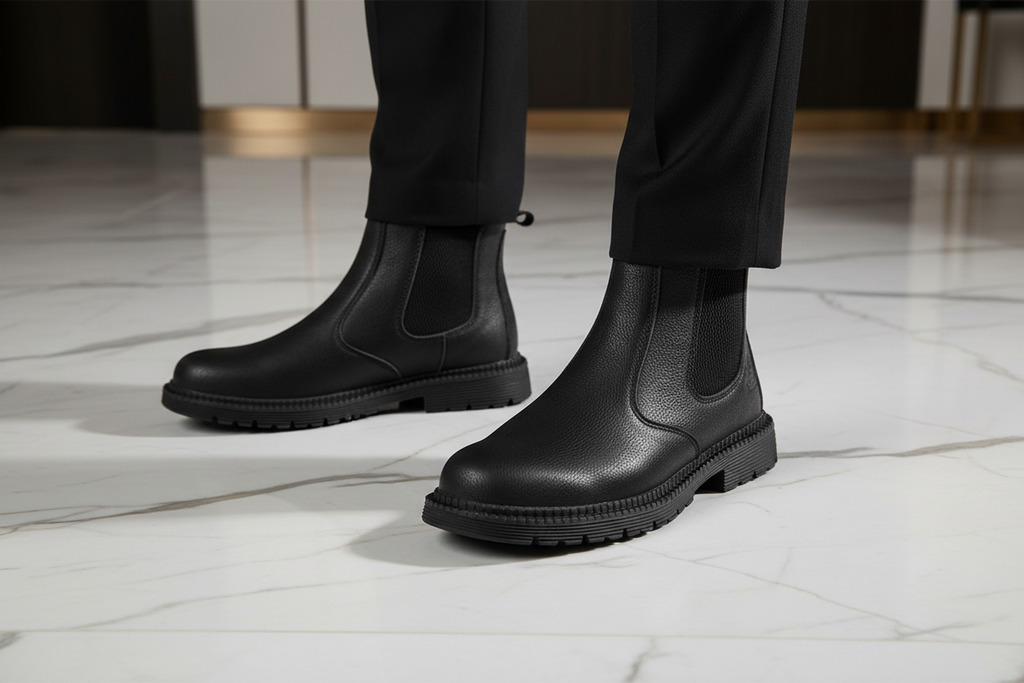 Safety Boots - Close Up Feet