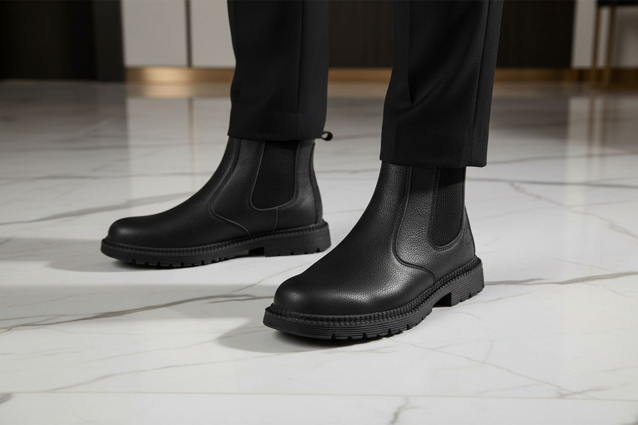 Safety Boots - Close Up Feet