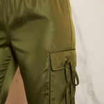 Satin fabric macro
