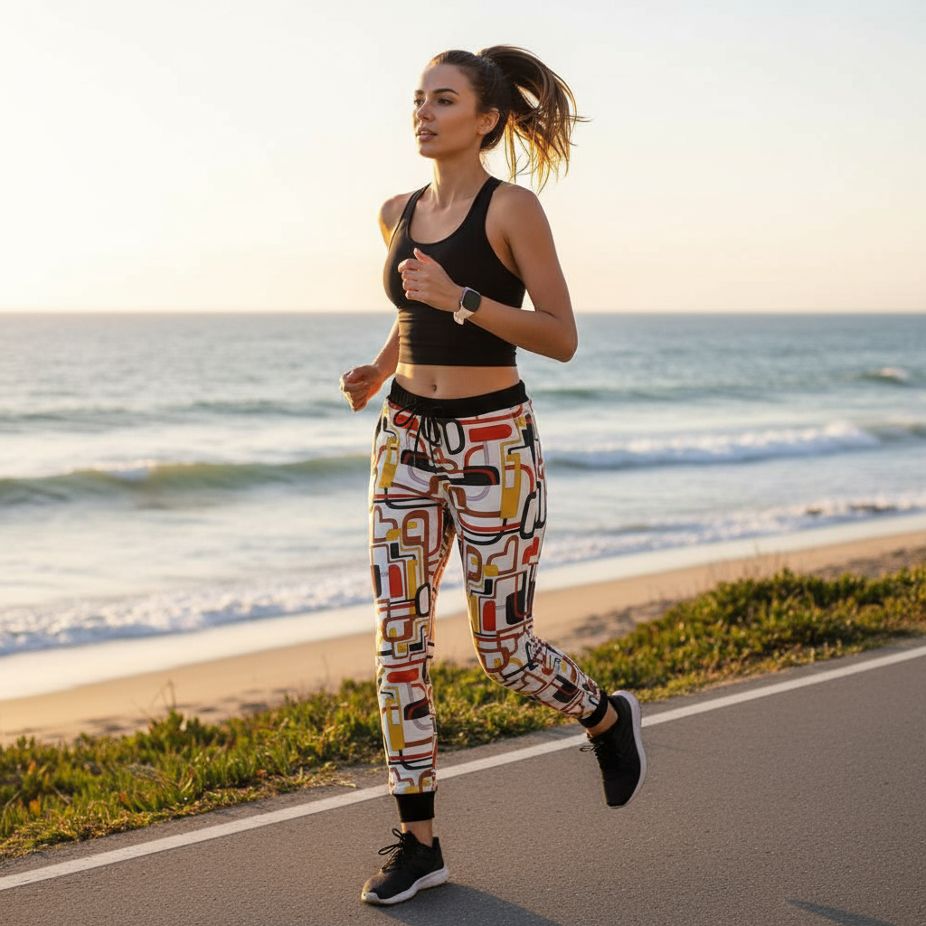 Seaside jogging path