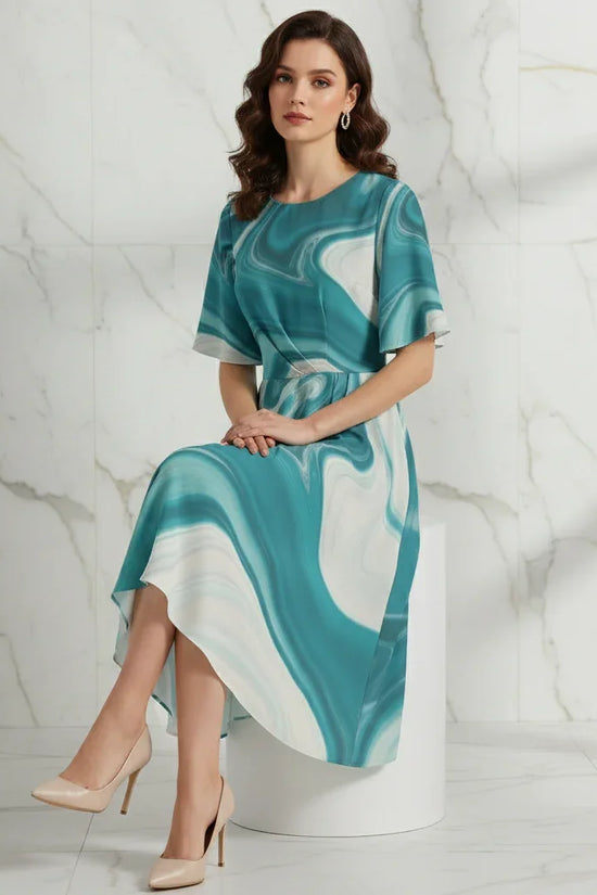 Seated editorial pose