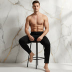 Seated pose - front angle on stool