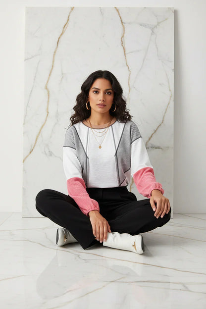 Seated pose full body