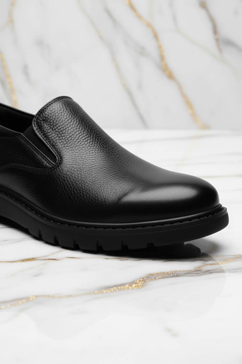 Shoe - macro leather detail