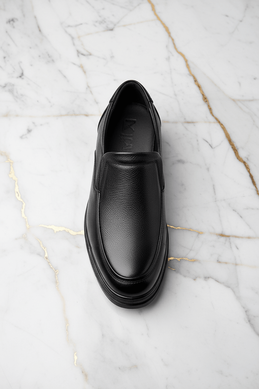 Shoe marble vertical - top down