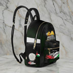 Side angle showing backpack profile