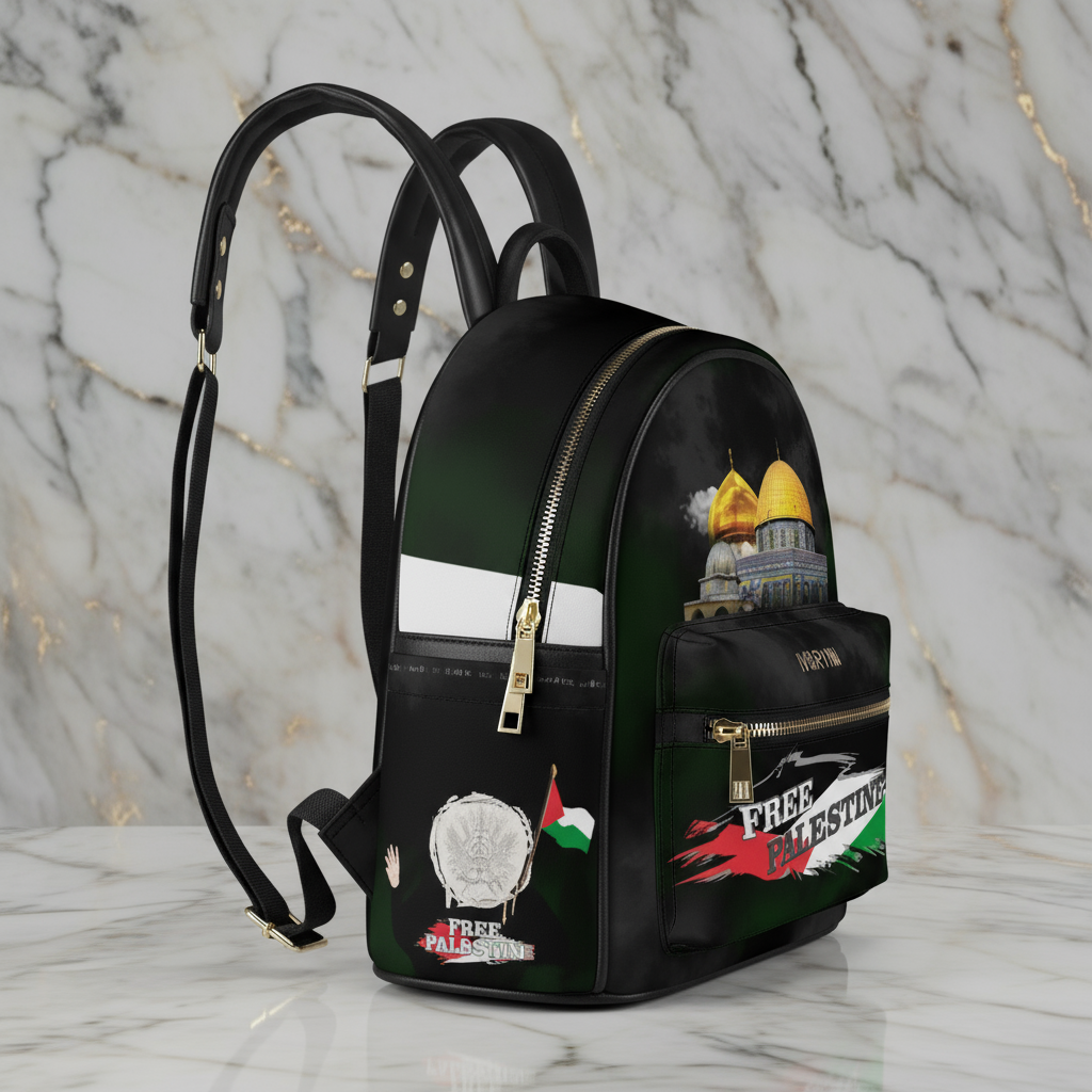 Side angle showing backpack profile