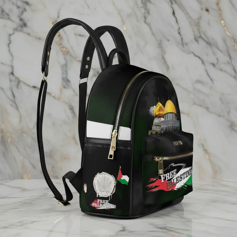 Side angle showing backpack profile