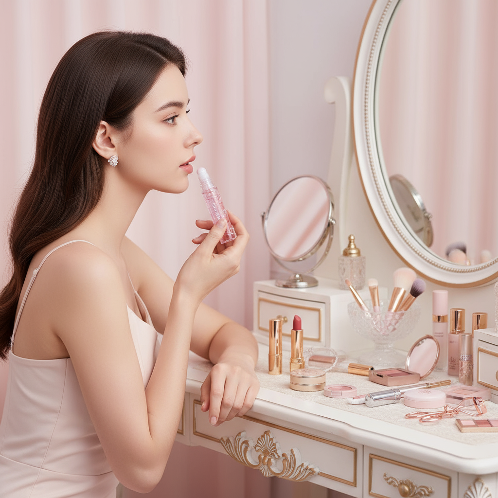 Side angle vanity shot