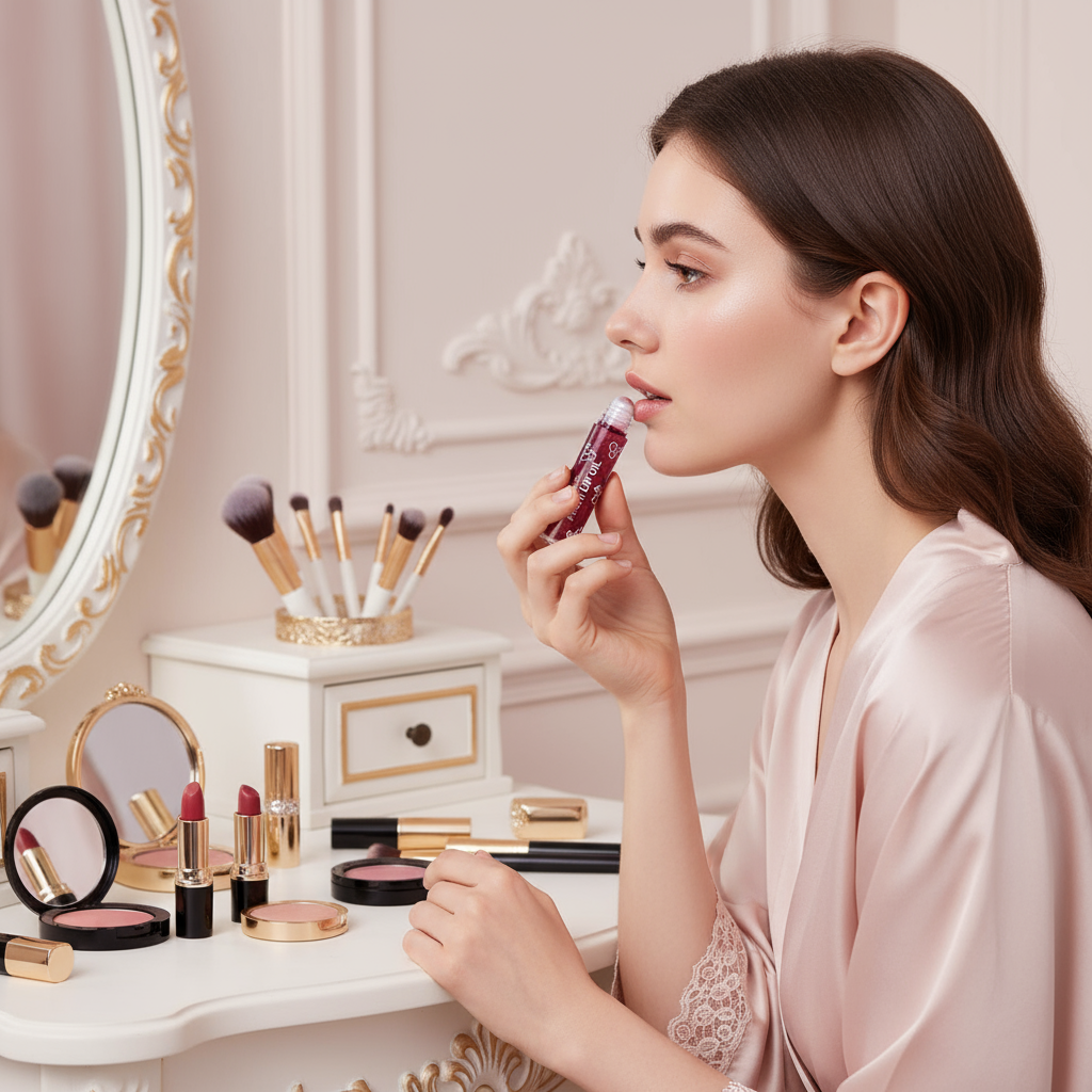 Side angle vanity shot