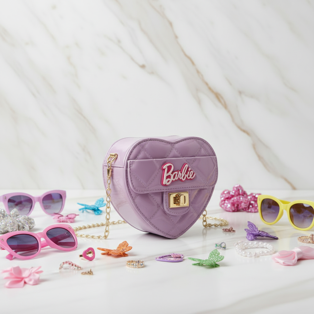 Side angle with kids accessories