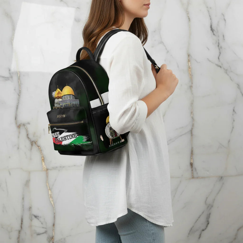 Side angle with marble background