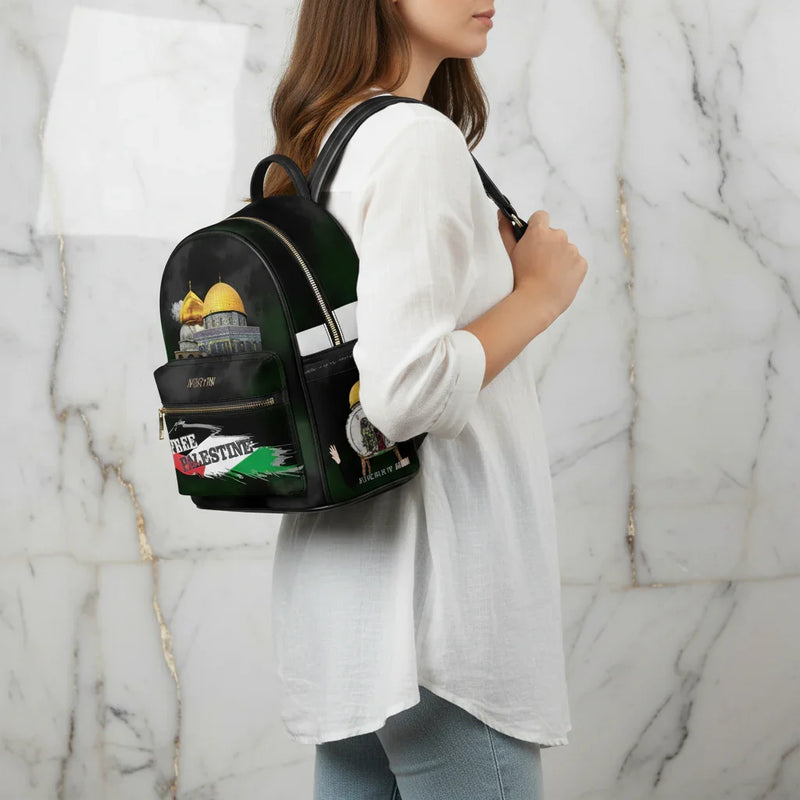 Side angle with marble background