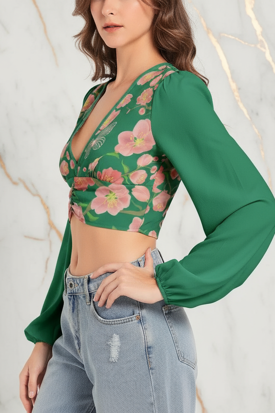 Side angle with marble background