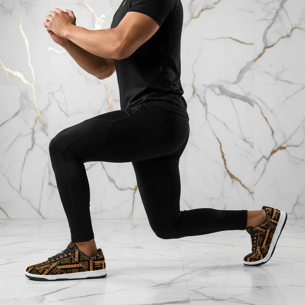 Side profile lunge movement