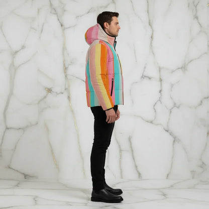 Side profile masculine stance