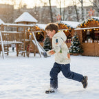 Side profile running or playing