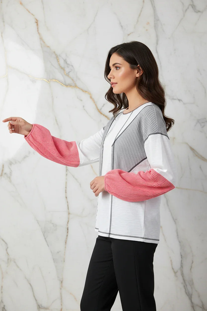 Side profile showing sleeve detail