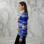 Side profile view on marble background
