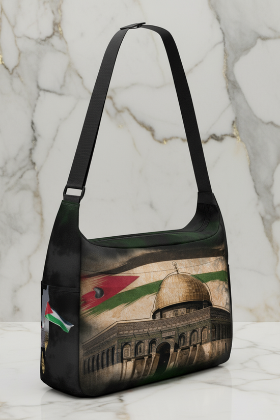 Side profile view on marble