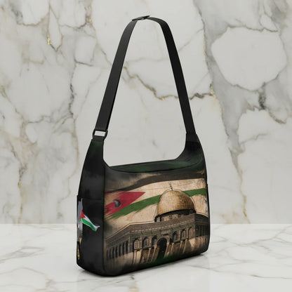 Side profile view on marble