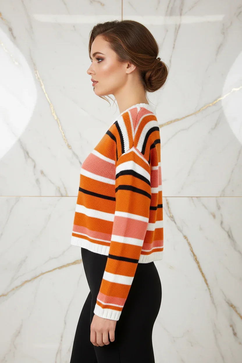 Side profile view
