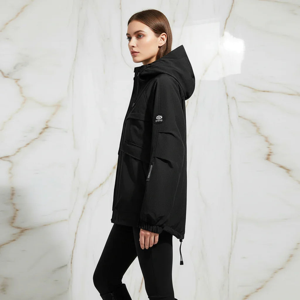 Side profile view