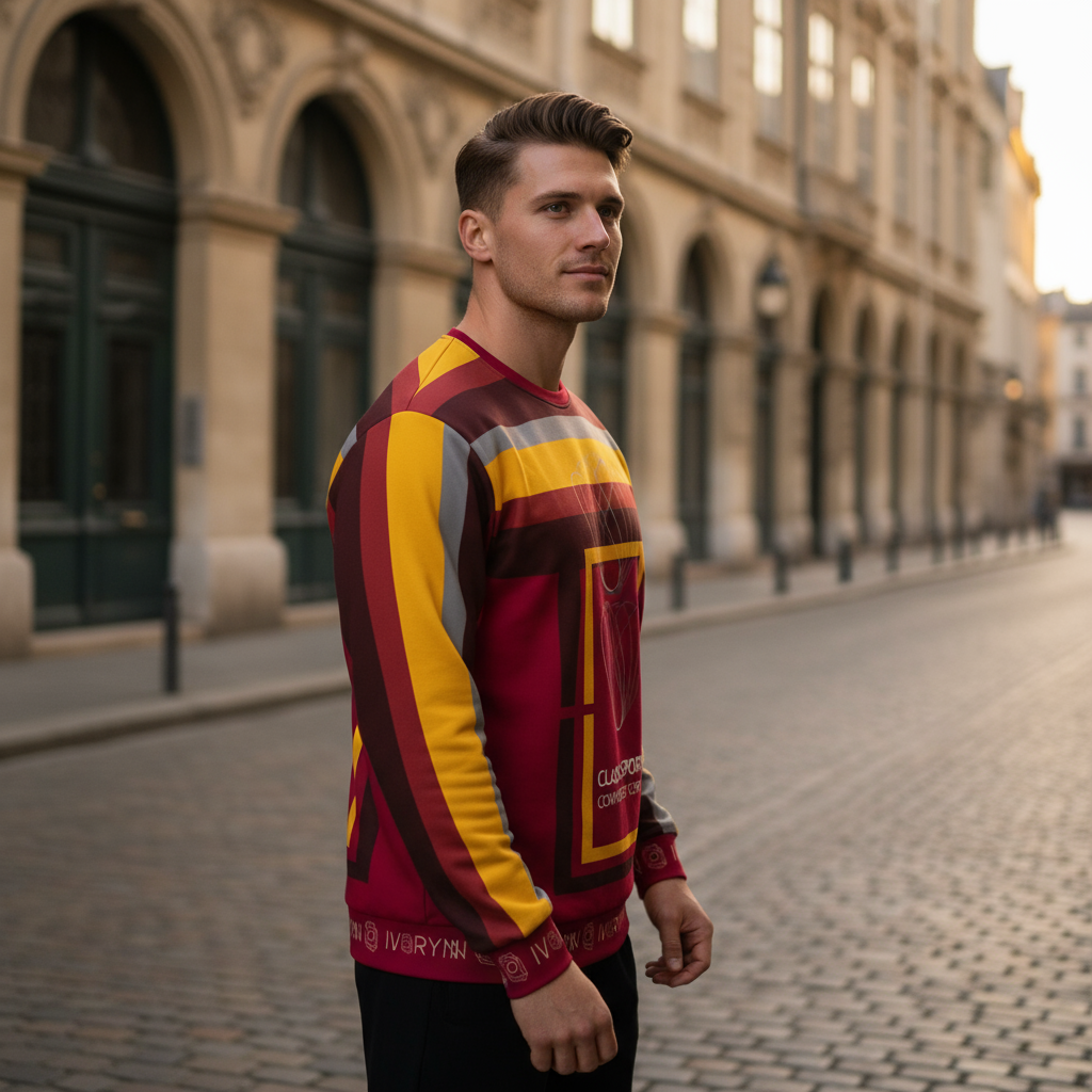 Side profile with classic architecture