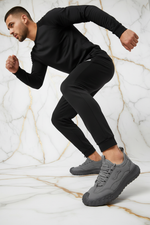 Side view gray shoe