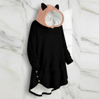 Side view showing full silhouette and hem