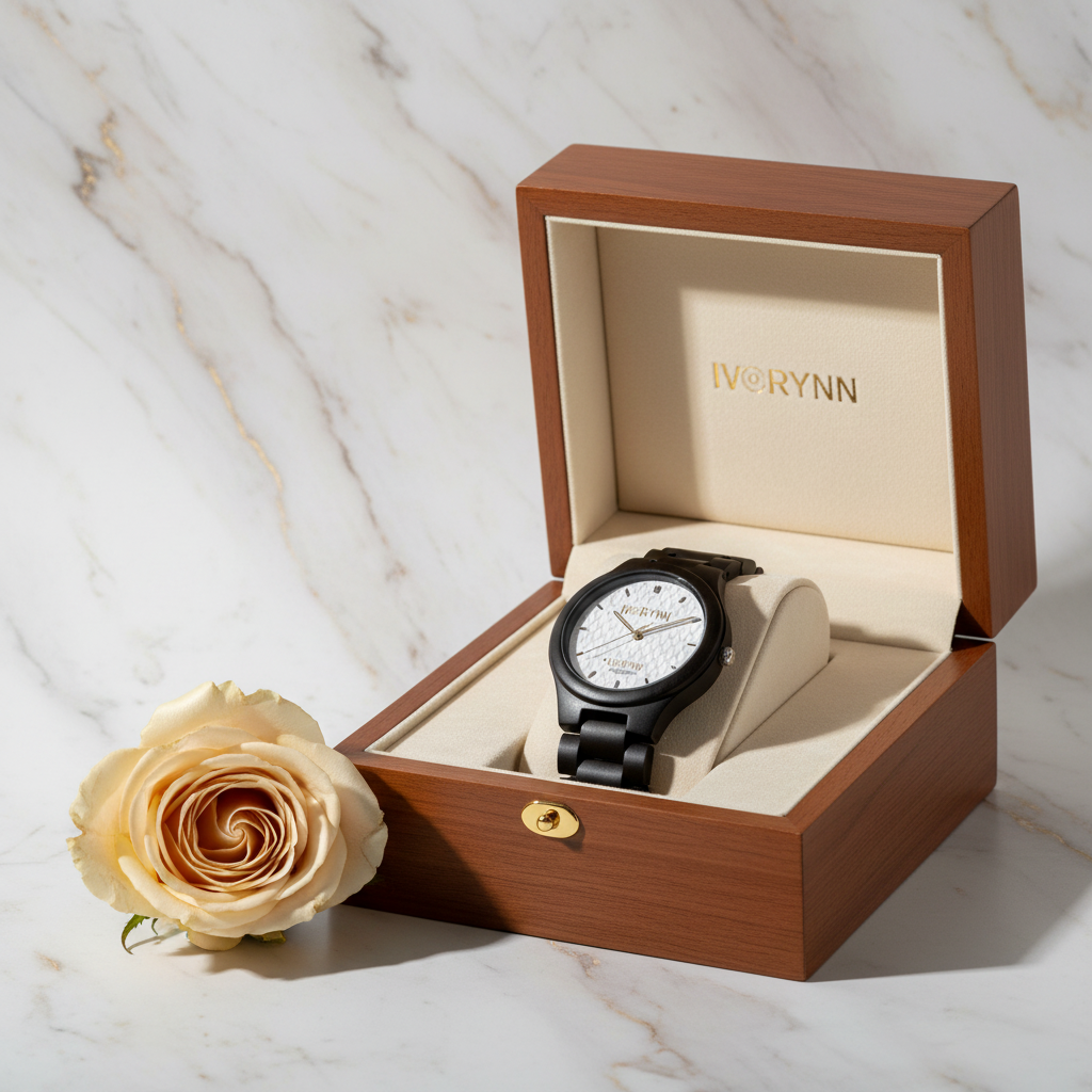 Side View with Champagne Rose