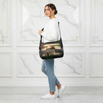 Side view - woman with bag