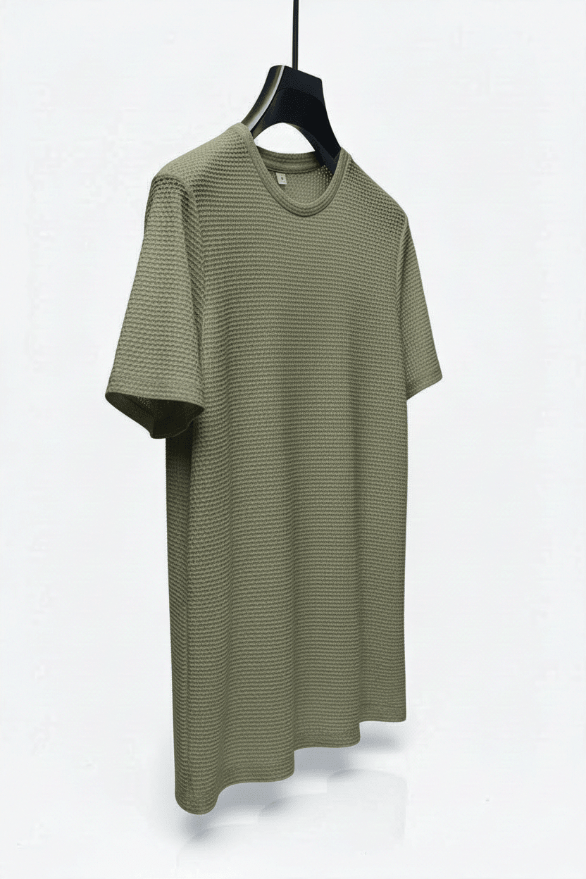 Silk Fitness Khaki T-shirt