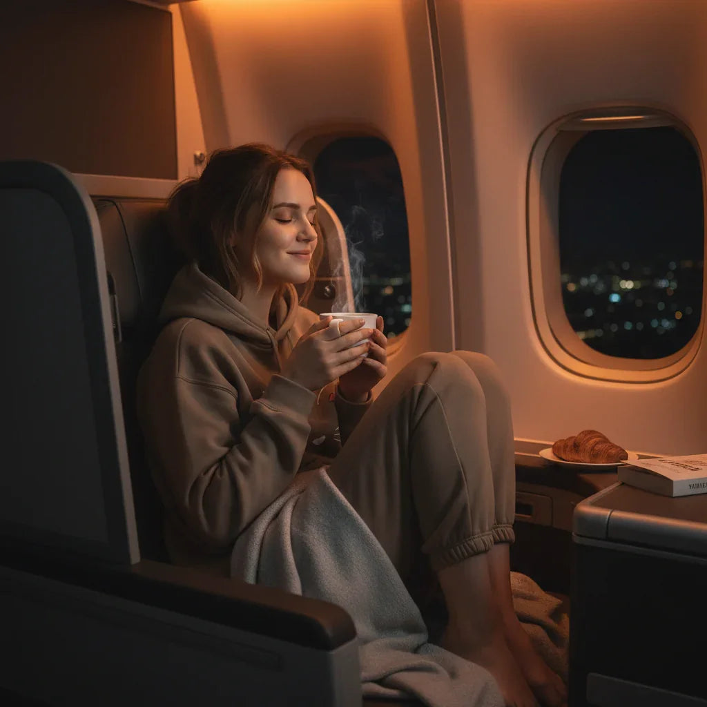 Sideways with beverage