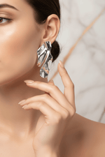 Silver Earring Luxury Shot 2