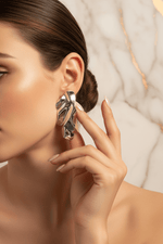 Silver Earring Luxury Shot 4