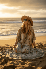 Sitting Sand Close