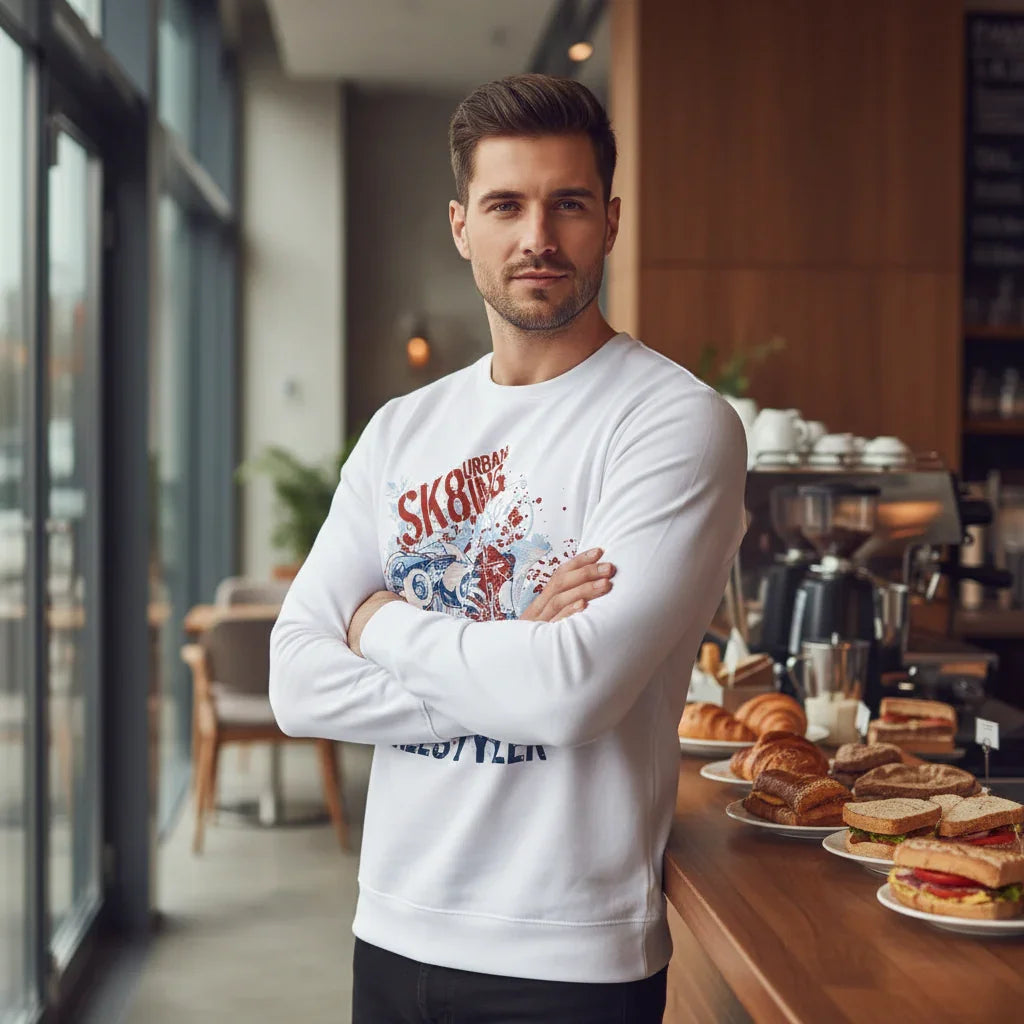 SK8 Sweatshirt Café Counter