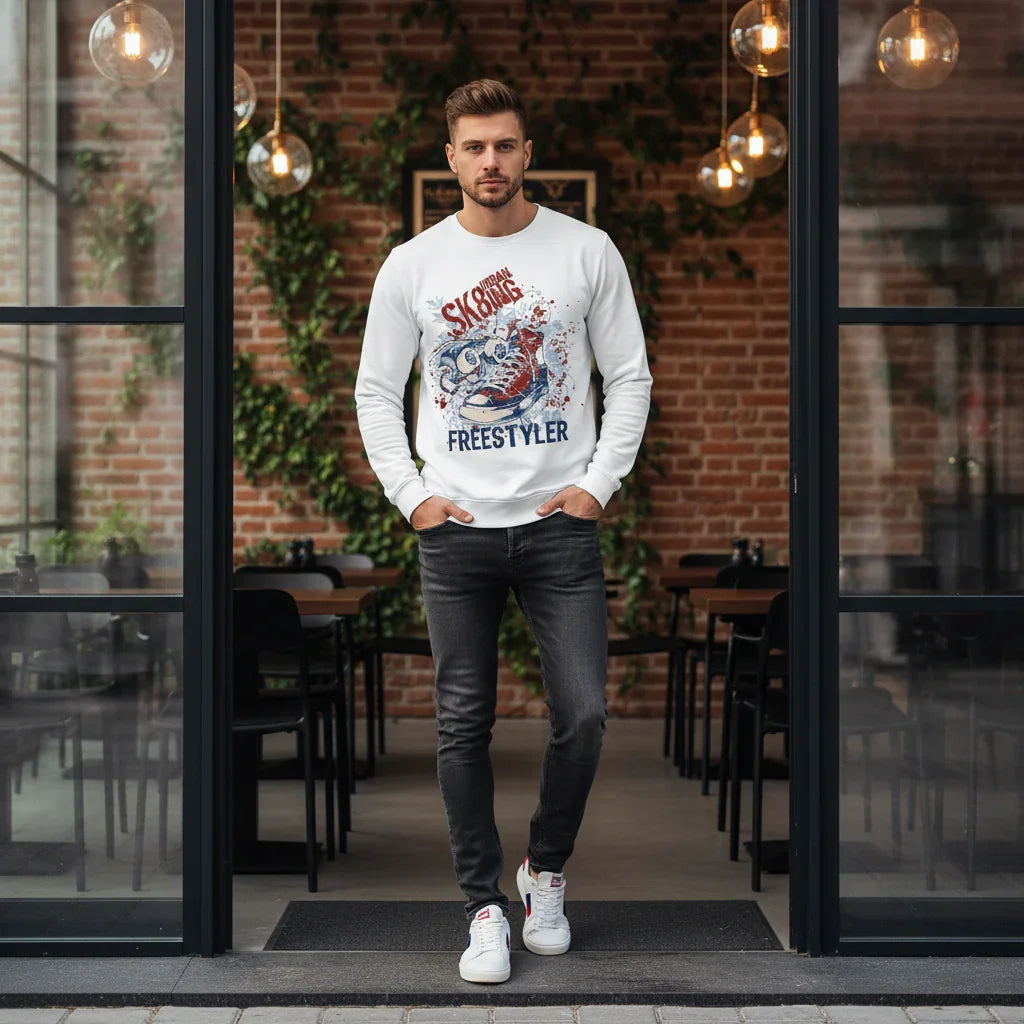 SK8 Sweatshirt Café Entrance