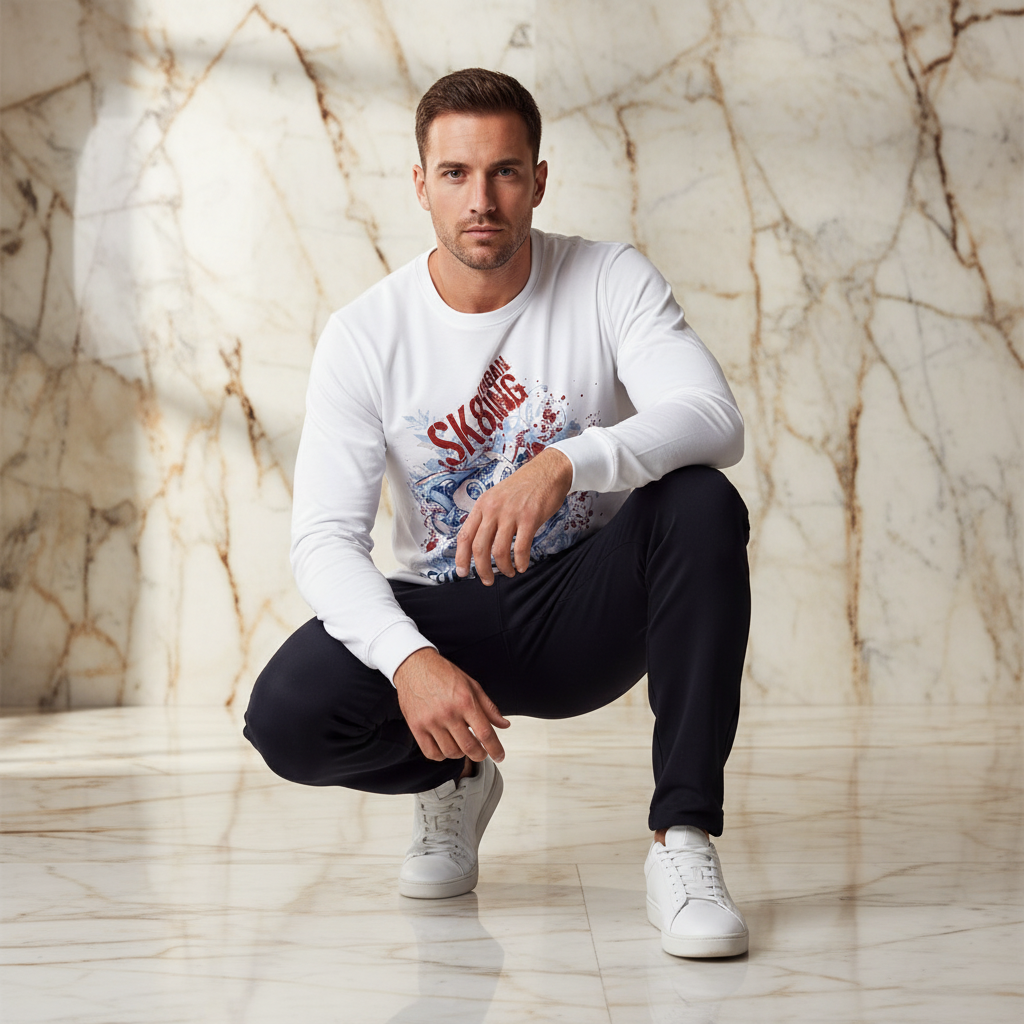 SK8 Sweatshirt Crouching