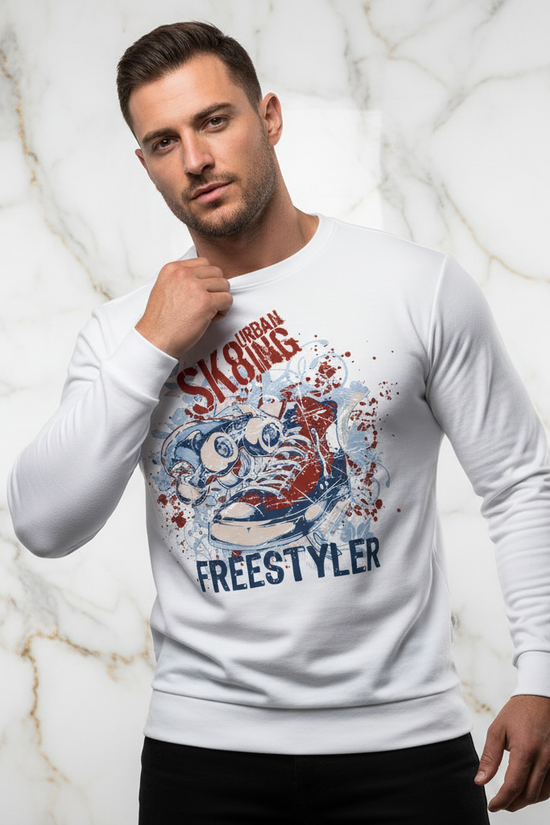 SK8 Sweatshirt Dynamic Pose
